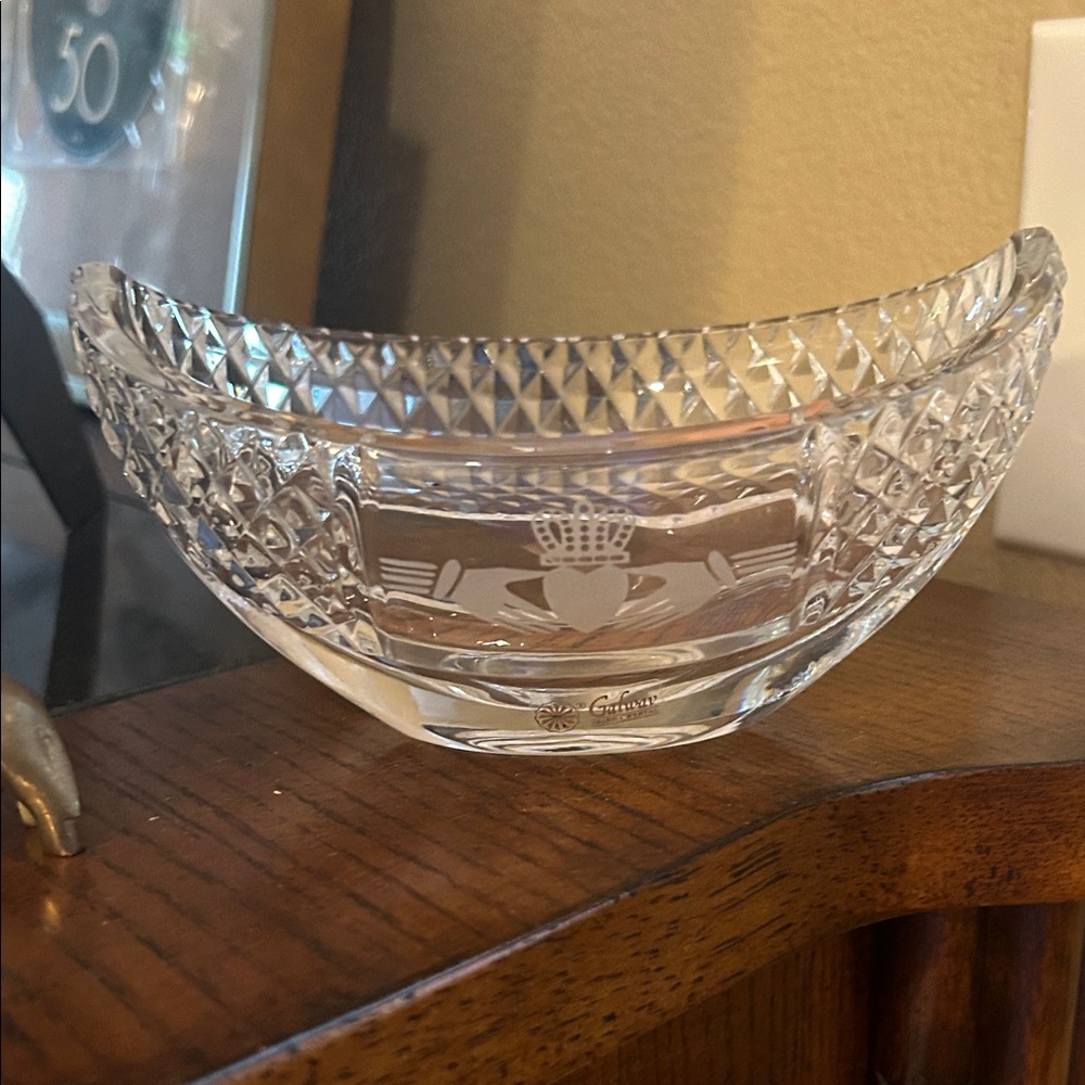 Galway Irish Crystal Claddagh Boat